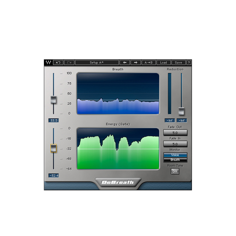 WAVES14 DeBreath呼吸声消除插件修音调音效果器-图3