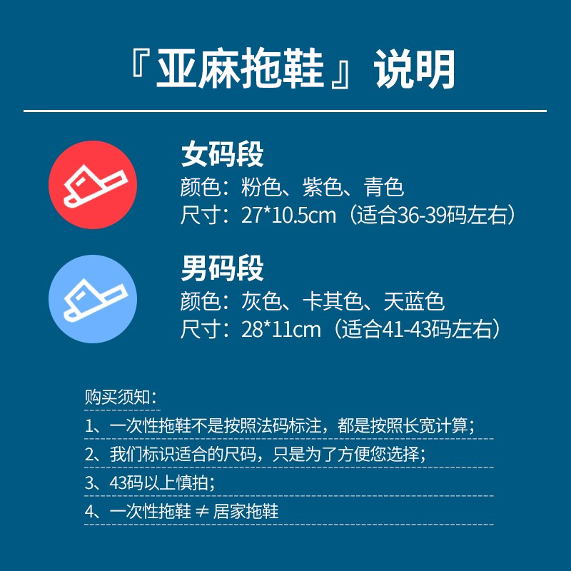 10双一次性拖鞋待客拖鞋家用加厚居家客人防滑透气旅行夏季可洗澡 - 图0