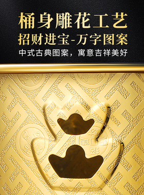 不锈钢烧纸桶金桶烧经桶家用元宝
