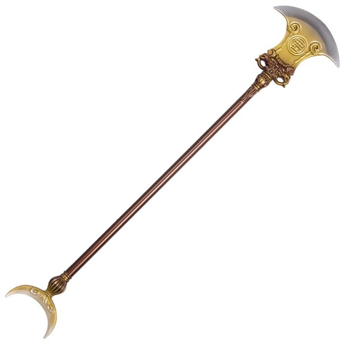 PU软质水浒传兵器 鲁智深镔铁水磨禅杖1米小孩玩具大号武器摆件 - 图3