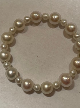 天然淡水珍珠戒指s925银