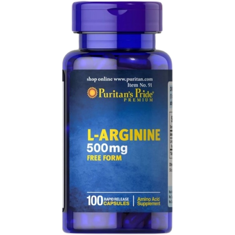 特价美国进口精氨酸L-Arginine 500mg*100粒PuritansPrid普丽普莱 - 图3