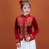 Этнический костюм, демисезонная короткая куртка, этнический стиль