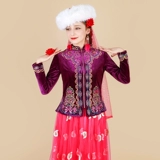 Этнический демисезонный костюм, бархатная куртка, термобелье, этнический стиль