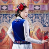 Жилет, этнический бархатный костюм, этнический стиль, облегающий крой