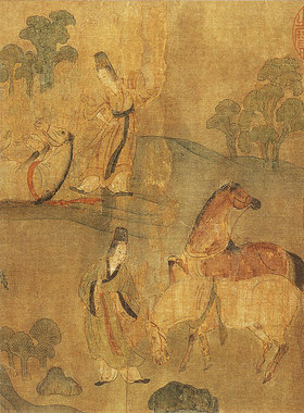晋顾恺之洛神赋图（第一卷）国画