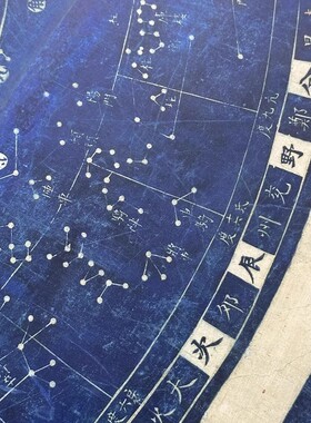 书法浑天一统星象全图