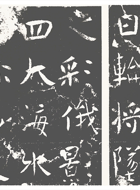 北齐名碑 沙丘城造像残碑 古代书法碑拓高清复古微喷复制品装饰品