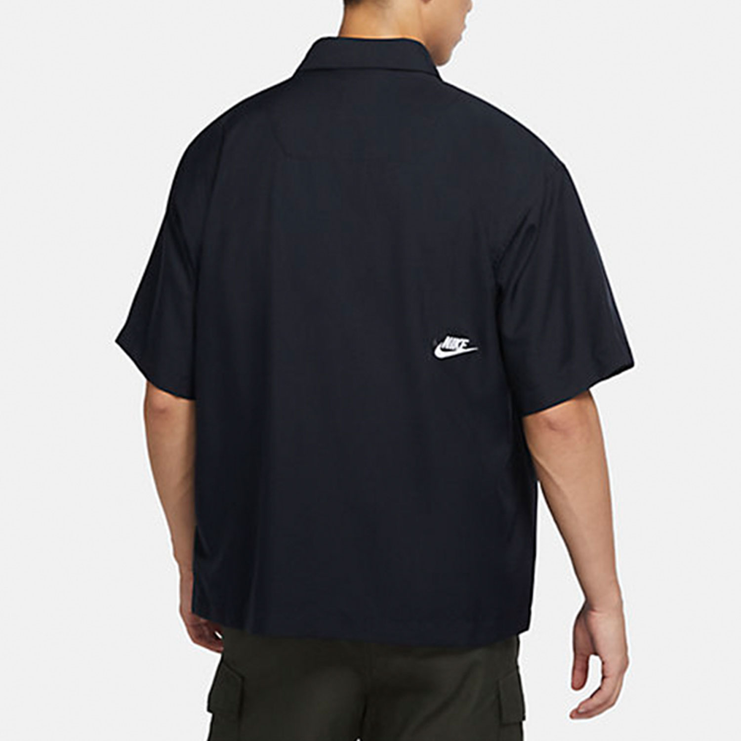 Nike/耐克正品 SWOOSH男子宽松透气衬衫短袖 DX6308-010-图0