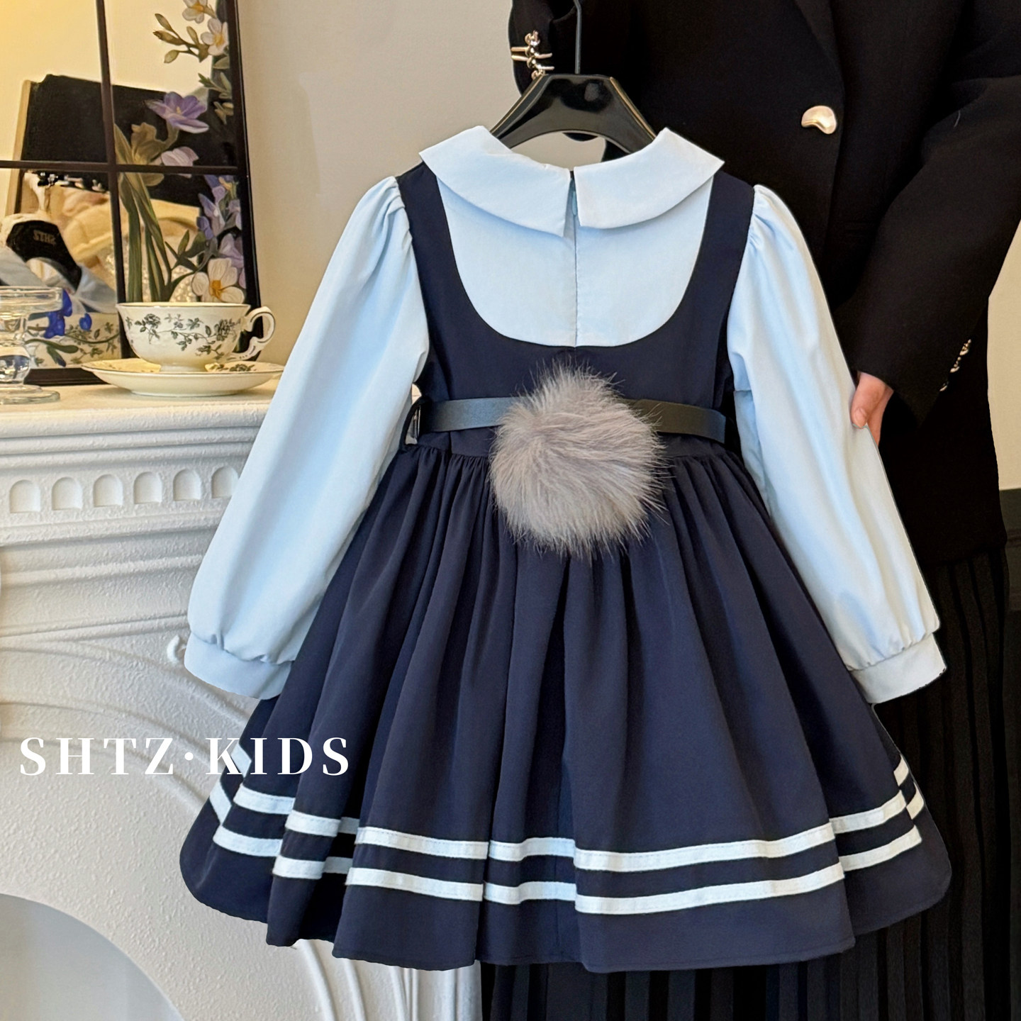 女童朱迪连衣裙冬装儿童兔子警官cos服装洋气jk加绒洛丽塔公主裙,淘宝优惠券,粉丝福利购,淘宝优惠卷