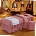 Đầu vuông da 4 bộ dầu gội đầu giường đẹp làm đẹp với bốn bộ giường massage giường kiểu giường - Trang bị tấm
