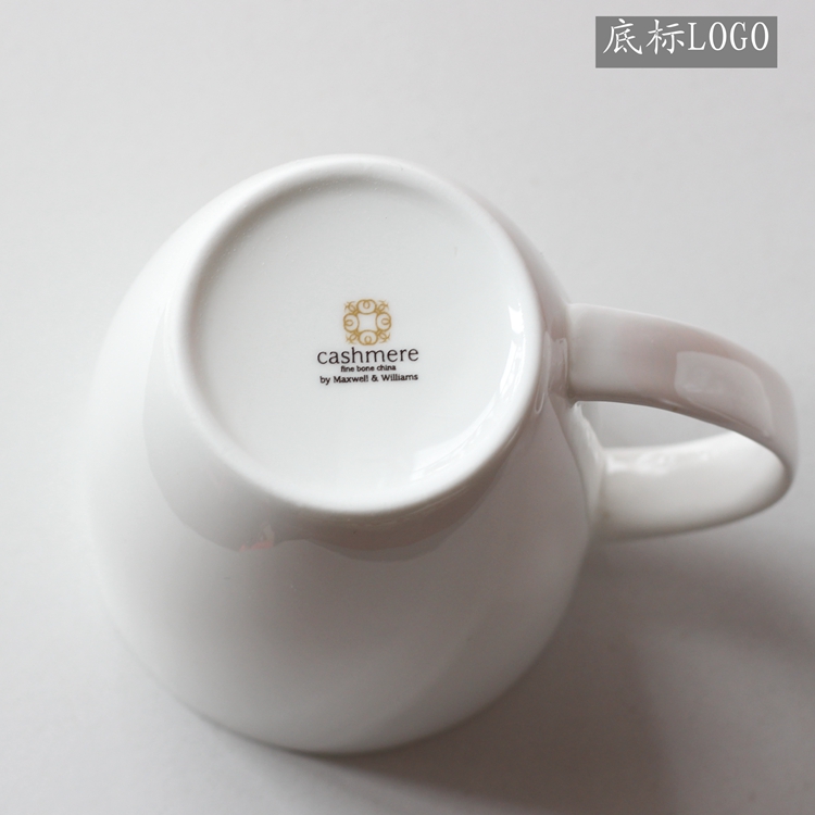 纯白出口英国骨瓷马克杯大 陶瓷水杯奶茶杯咖啡杯早餐杯子无盖