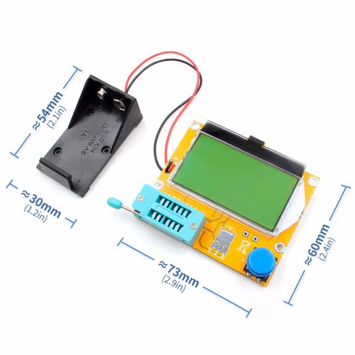 LCR-T4 图形化 晶体管测试仪 电阻电容 ESR可控硅 液晶显示屏 - 图1