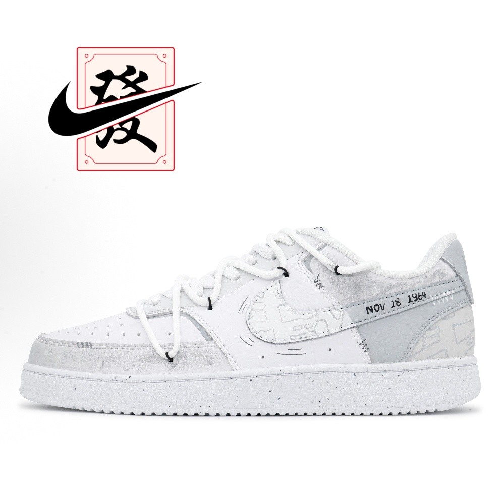 【定制球鞋】欣亮体育 Court Vision 1 机械魔灵 星际迷航 做旧 - 图1