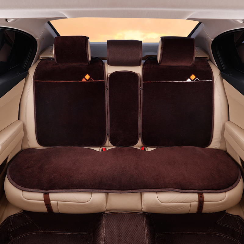尼罗河冬季羊毛汽车坐垫短毛绒速腾迈腾途观L宝马5奥迪锐界座椅套 - 图2