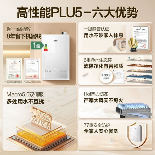 [Forest] Wanjiale PLU5 Газовой водонагреватель первой энергоэффективность.