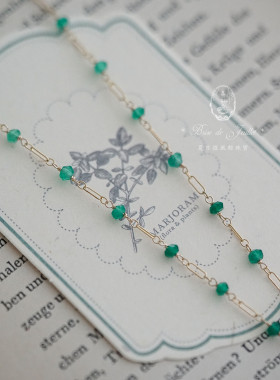 翡冷翠清冷玉髓项链原创高级气质