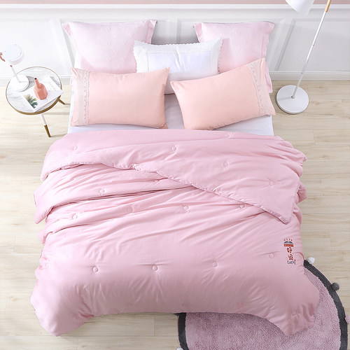 梦洁春秋被全棉四季纯棉大豆纤维被夏凉被空调被双人被芯梦洁家纺 - 图1