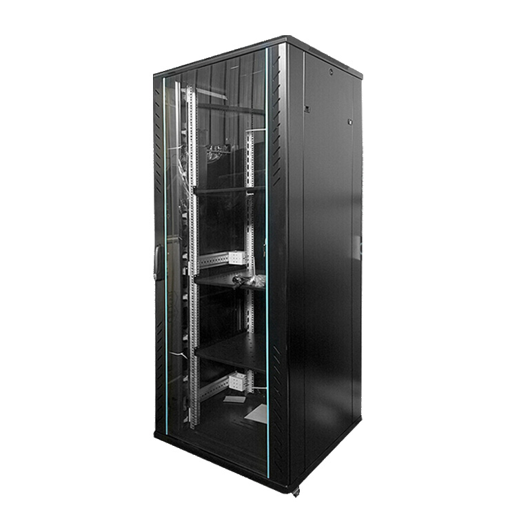 图腾机柜 A28042 G28042 42U 2米网络服务器机柜 带独立双走线槽 - 图0