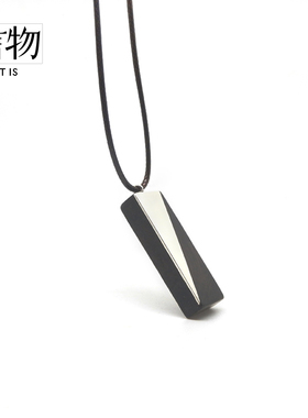 言物【之衡】原创手工嵌银黑檀木