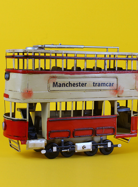 模型双层巴士生日礼物手工艺品