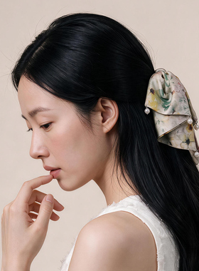 奇美拉显发量半扎蝴蝶结抓夹