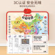 Talking China Map World Large Size Wall Chart