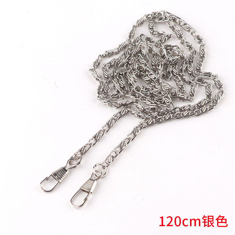 手工diy辅料挎包包带配件细金属链子口金包链古铜色银色万字链条,淘宝优惠券,粉丝福利购,淘宝优惠卷