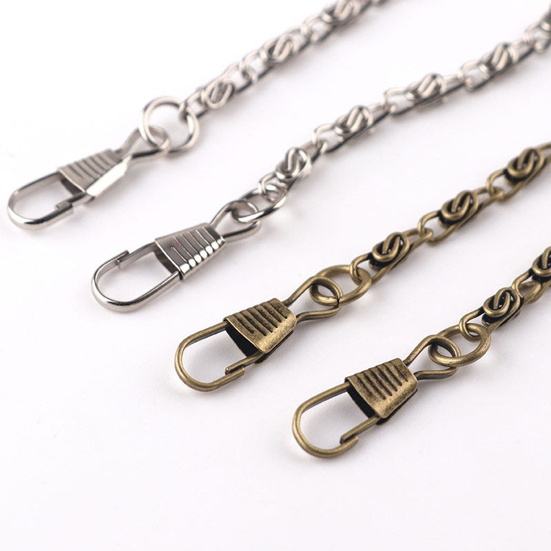 手工diy辅料挎包包带配件细金属链子口金包链古铜色银色万字链条,淘宝优惠券,粉丝福利购,淘宝优惠卷