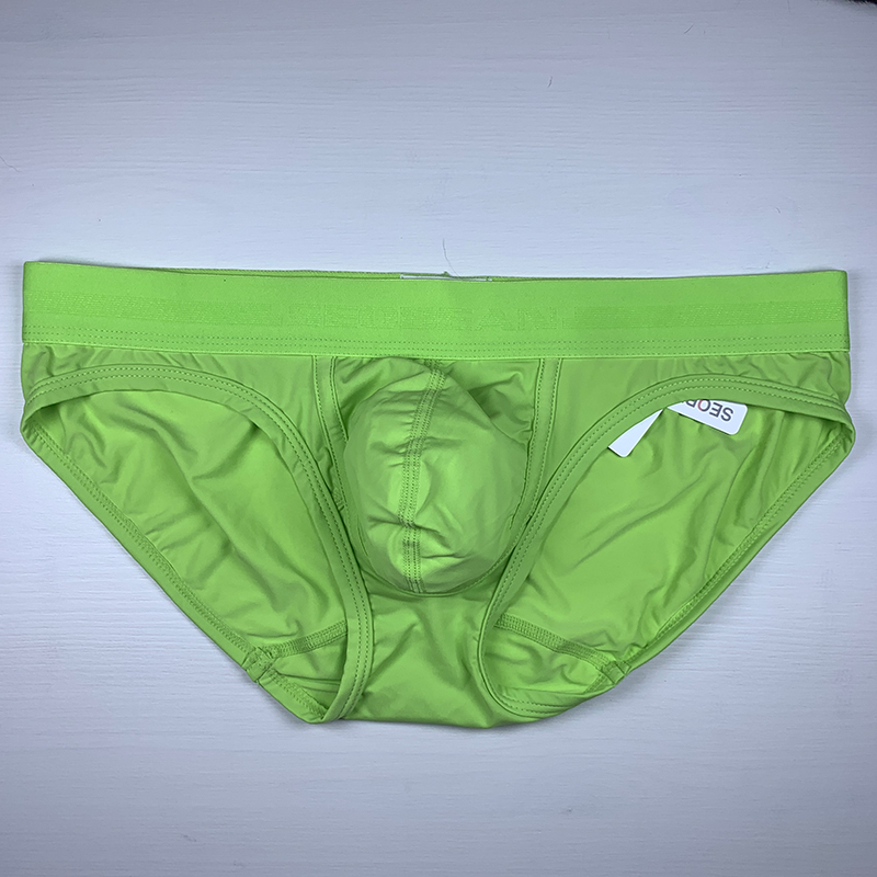 实拍5色SEOBEAN/希宾男士内衣夏款青年内裤U凸清爽三角底裤性感运