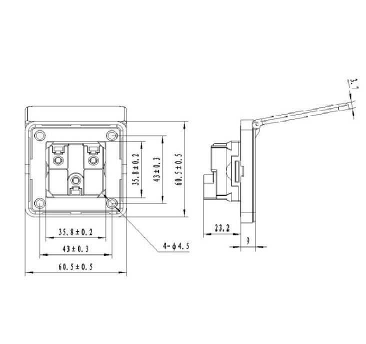 房车IP54防水工业黑色插座多功能国标带盖子3孔10A/16A实验室220v - 图3