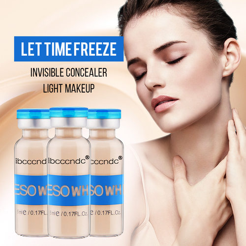 10Pcs 5ml Semi-permanent Liquid Foundation BB Cream Glow - 图0