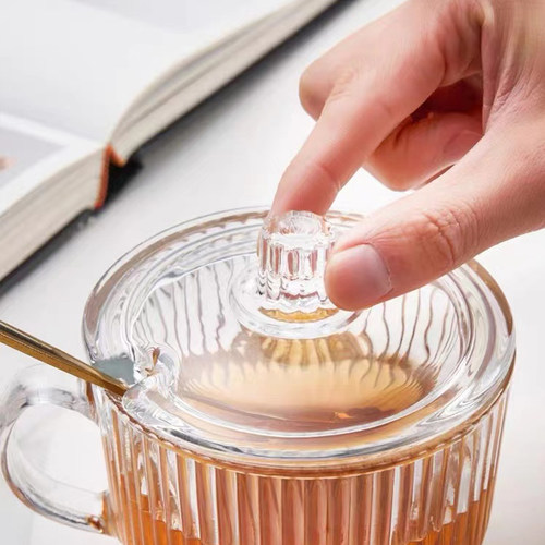 玻璃杯盖单卖早餐杯杯盖子牛奶杯盖配件大肚杯盖酸奶藕粉燕麦杯盖 - 图1