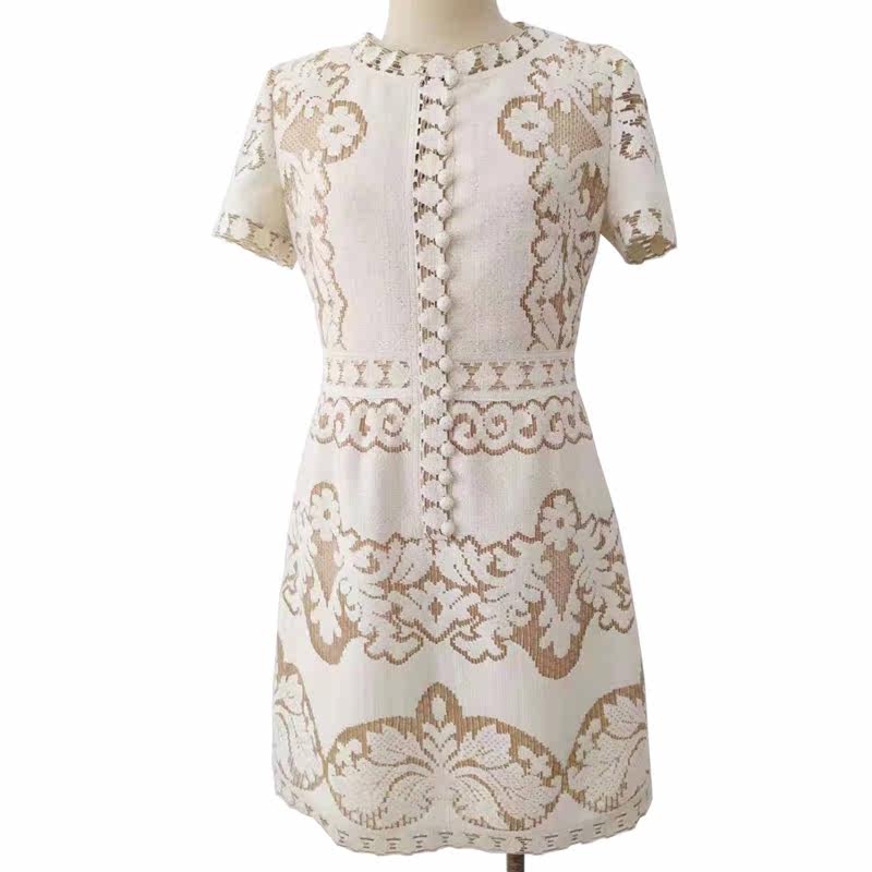 高端定制春夏欧美大牌同款连衣裙 小鑫家外贸工厂店连衣裙