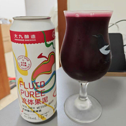 大九酿造国产精酿 流体果泥柏林酸小麦大容量500ml听装组合装 - 图0