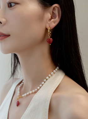 OT扣巴洛克珍珠项链复古小众