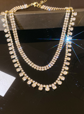 欧美时尚简约名媛晚宴礼服项链