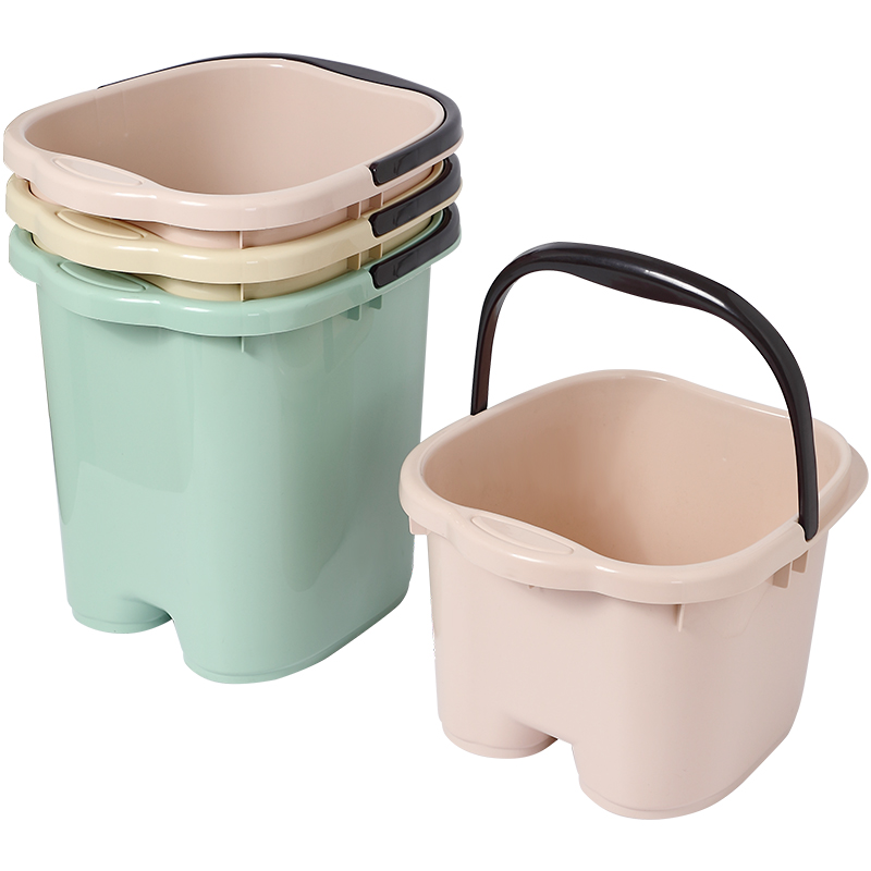 馨友家居专营店泡脚桶加高加厚塑料家用泡脚盆高深洗脚过小腿足浴桶保温养生神器3