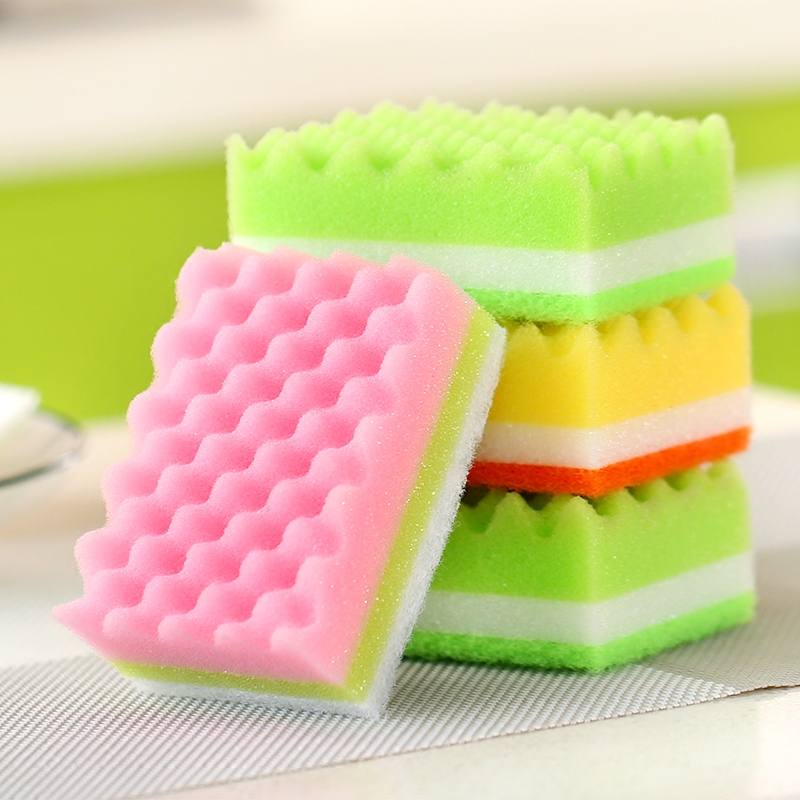 馨友家居专营店百洁布厨房洗碗块海绵布刷碗去污家用清洁纳米双面魔力擦刷锅神器1