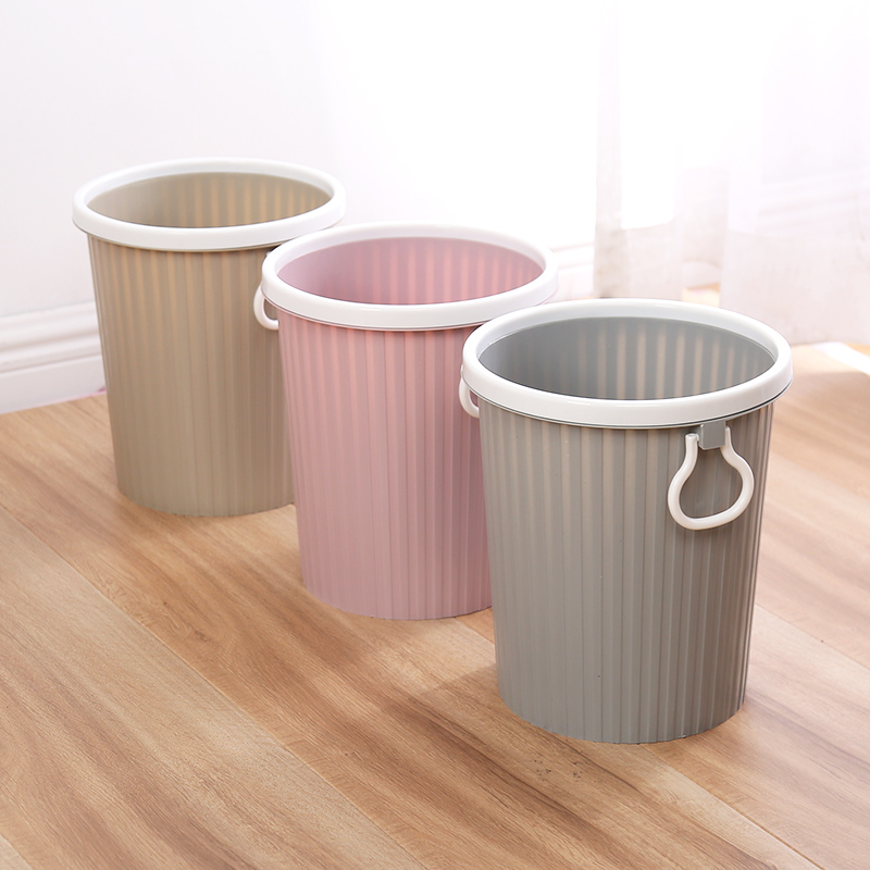 馨友家居专营店垃圾桶分类家用客厅卧室卫生间带盖创意厨房厕所大号塑料可爱简约1