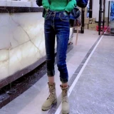 Весенние модные штаны, европейский стиль, высокая талия