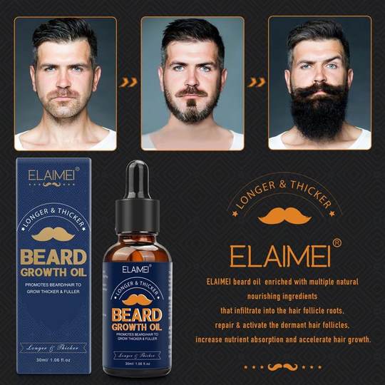 Cross-border Growth Hair Fast HALLIERY Beard Growth Oil