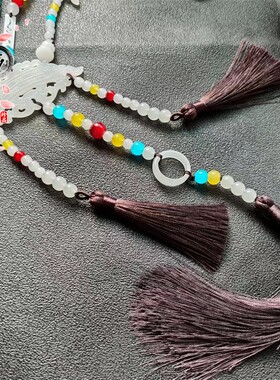 手工仿玉佩流苏挂饰古装汉服腰佩