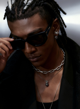 YURITAN小菠萝吊坠项链情侣款