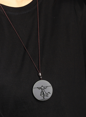 新疆和田玉细料大圣归来玉吊坠真品玉石男士女士玉佩玉器玉坠挂件