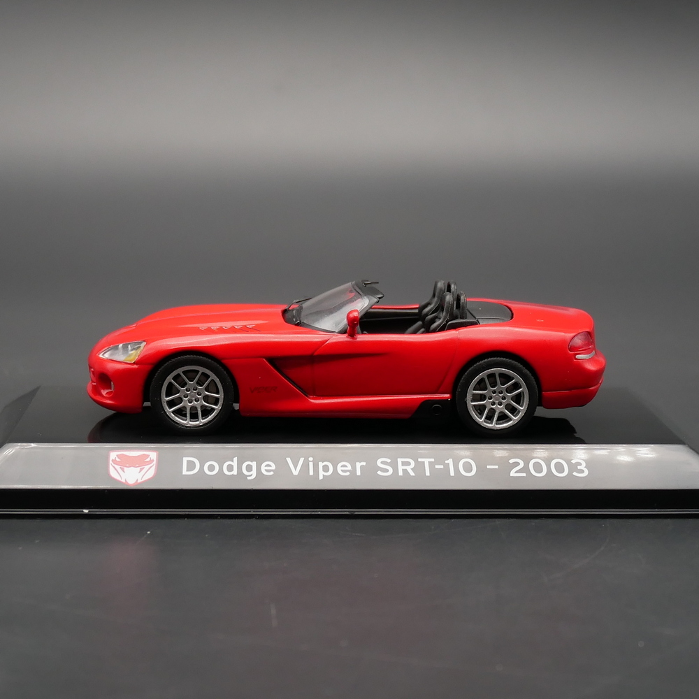 Ixo 1:43 Dodge Viper SRT-10 2003道奇蝰蛇敞篷跑车合金汽车模型 - 图0