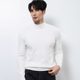 秋冬半高领男士毛衣2025新款冬季修身中领针织打底衫男装长袖内搭