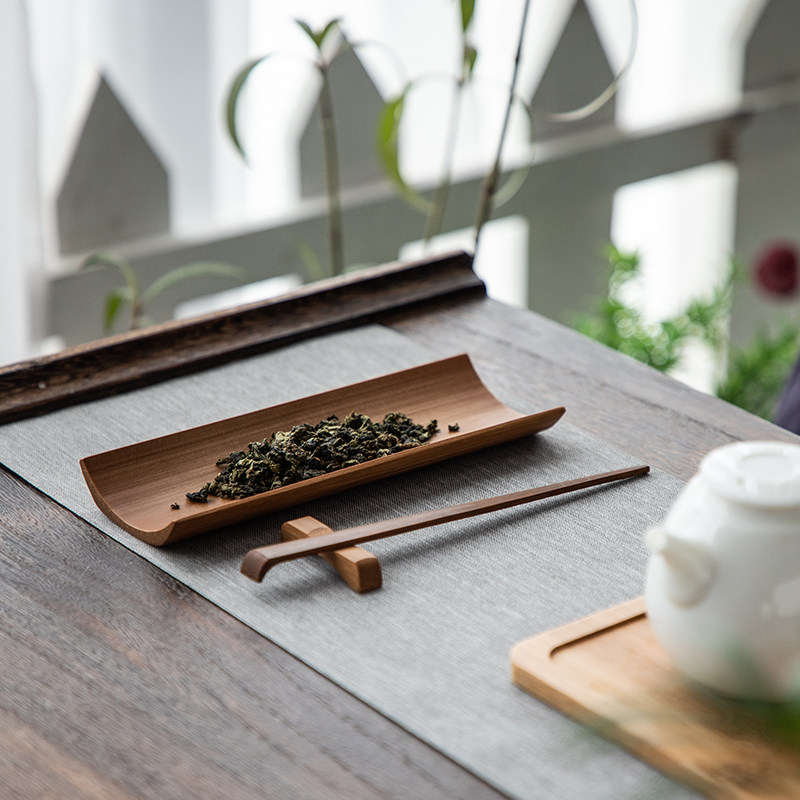 茶匙茶勺竹制合金茶铲茶则茶叶勺子茶针茶夹茶拨功夫茶具茶道配件_虎窝淘
