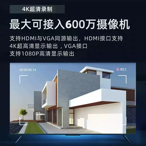 海康威视4/8/16路硬盘录像机人车侦测7816N-Q1监控主机手机远程 - 图0