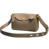 Демисезонная сумка на одно плечо, кожаная бостонская сумка, портативная сумка через плечо, воловья кожа, из натуральной кожи